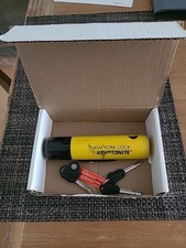 NEW YORK KRYPTONITE LOCK MINI, 3 KEYS, MISSING SHACKLE