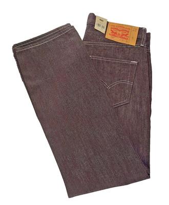 Levi's 501 Original Shrink To Fit Jeans Mens 34x30 Brown Contrast Stitch NWT $85