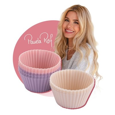 Fackelmann x Pamela Reif Muffinförmchen Silikon 12tlg Spülmaschinenfest Muffins