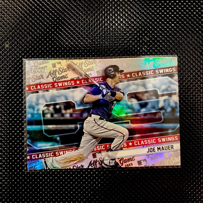 2025 Topps  All-Star Game "Classic Swings" Joe Mauer #CS-24 Minnesota Twins