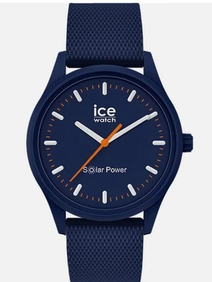 Ice-Watch ICE 018393 solar power Atlantic Medium unisex Uhr Silikon blau Neu - Bild 1 von 3