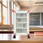 48 Slots Cell Phone Locker, Portable Phone Storage Cabinet with Wheels