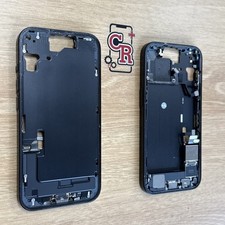 iPhone 15 Black Back Frame Housing OEM Replacement W Small Parts Grade AB