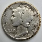 1917 D Mercury Dime VG/F You Grade It! 90% Silver Type Coin Free ship!