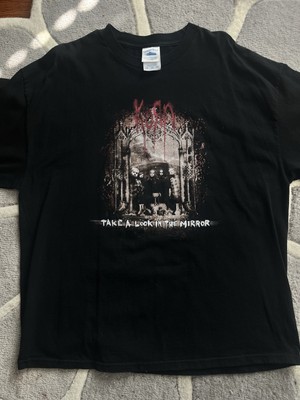 Korn 2003 Take A Look In The Mirror Black T-Shirt 2XL