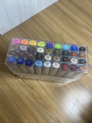 Copic Sketch Markers Pack Of 36 Mixed Shades Pre  Owned See Pics Number