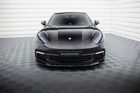 Front Ansatz V.1 FüR Porsche Panamera E-Hybrid 971 Frontspoiler Schwarz