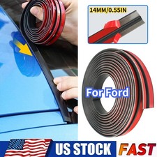 10ft Rubber Seal Weather Strip Trim Car Front Rear Windshield For Ford - 14mm