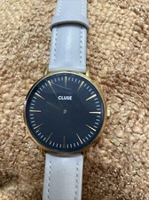 Orologio CLUSE Quarzo Analogico Donna Maglia Grigio e Oro 2 Cinturini Giappone BATTERIA NUOVA