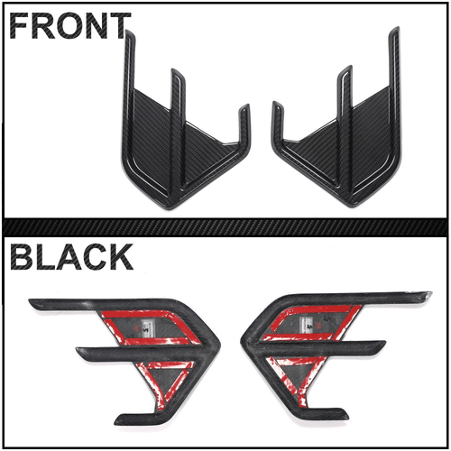 Aletas traseras de carbono Flaps Splitter Canards se adapta a Audi RS7 Sportback 2019-22 - Imagen 10 de 11