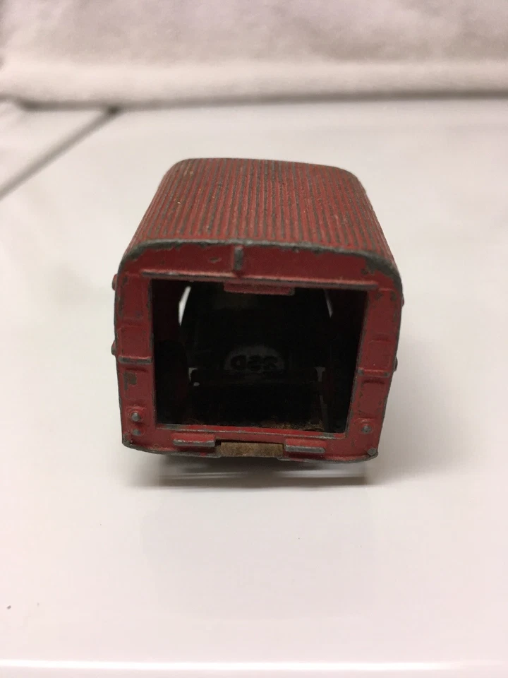 Dinky Toys 25DR Citroen 2CV Fire Van Red 1958 Made in France - Image 3 of 4