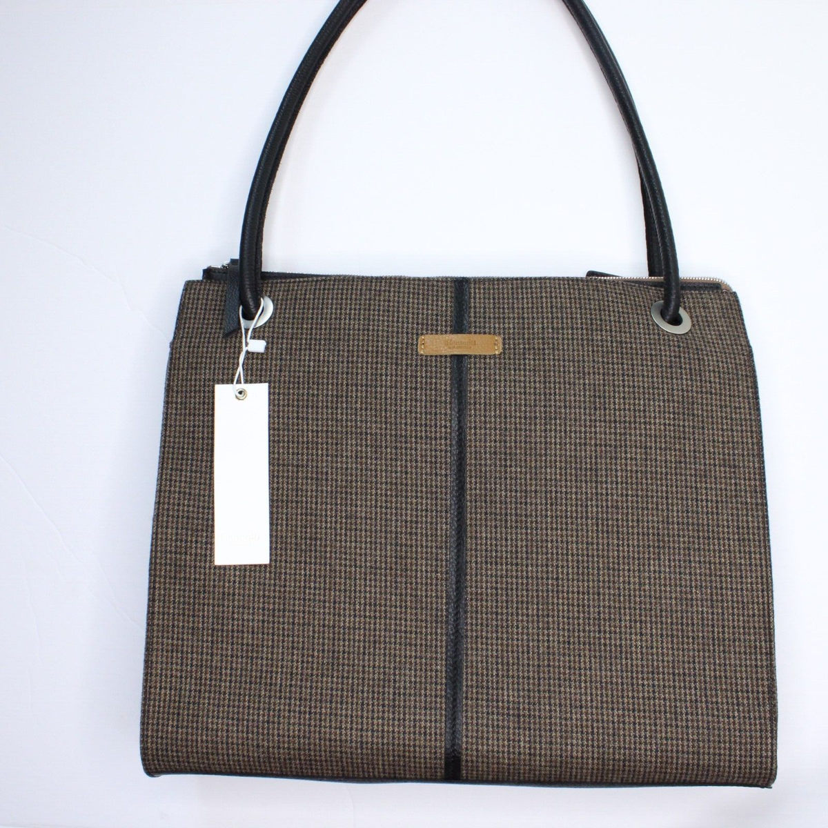 Hammit Benjamin Edison Houndstooth Tote Bag RT $575