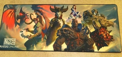BlizzConLine 2021 Exclusive Oversized Desk Mat for Gaming Blizzard/Starcraft
