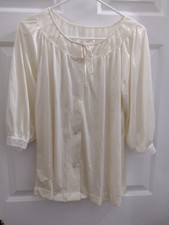 Dixie Belle Pajama 2pc Set Women's Large 38-40 Button Top  Pant USA Vintage