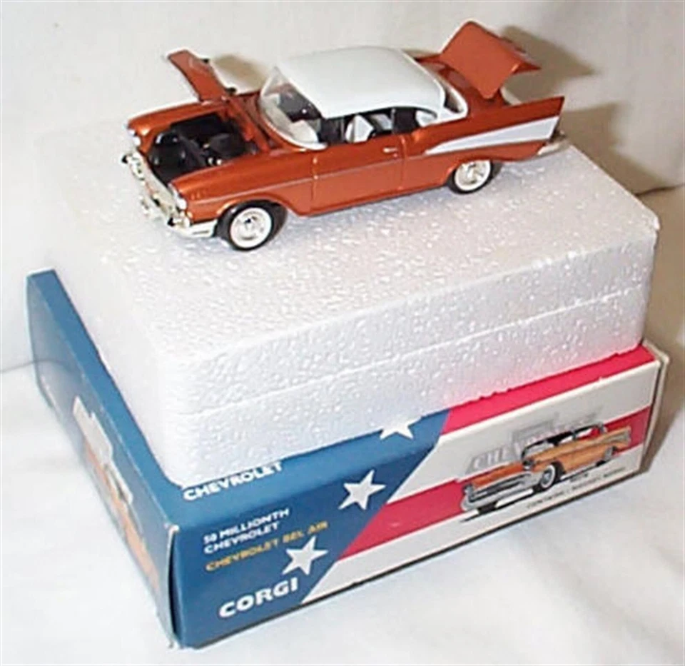 Corgi 1957 Chevrolet bel air 1:43 50 millionth chevrolet 96570 New - Image 3 of 4