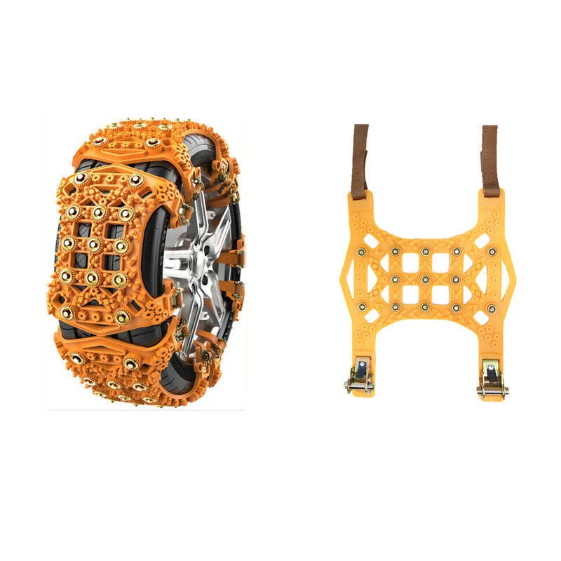 6pcs Winter Snow Mud Anti-skid Tire Chains Tendon For Honda Civic Accord - Image 3 of 4