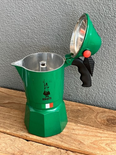 Vintage green Italian Bialetti Moka Alpina stove top coffee maker./9 - Picture 6 of 10