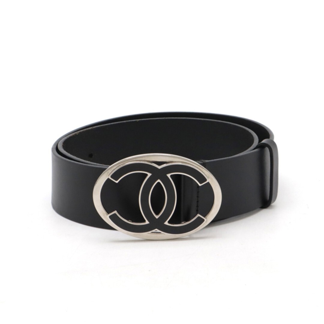 J　CHANEL ブラック ベルト CHANEL Belt Coco Buckle 08C Leather Black | eBay