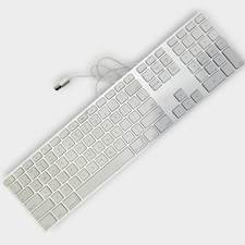 Genuine Apple A1243 Wired Mac Standard USB Keyboard W/Numeric Keypad