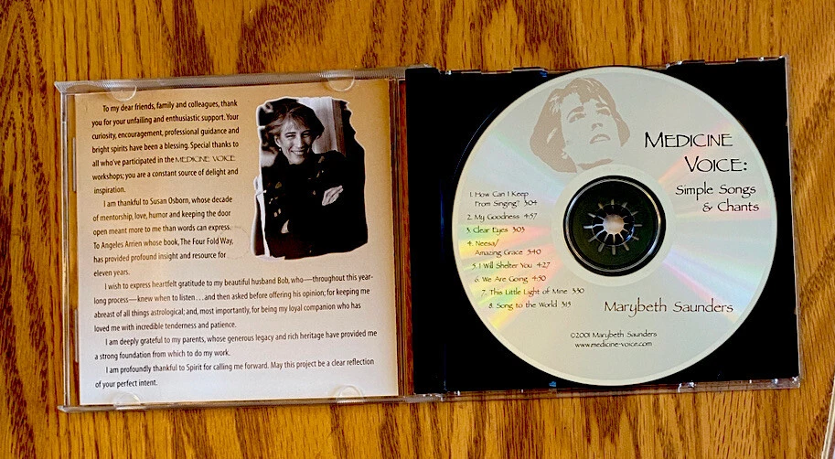 MARYBETH SAUNDERS Medicine Voice: Simple Songs & Chants CD