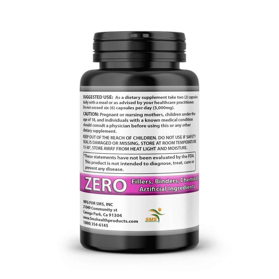 PUERARIA MIRIFICA PILLS 5000mg DIETARY SUPPLEMENT ORGANIC CAPSULES 180 CAPS - Image 4 of 4