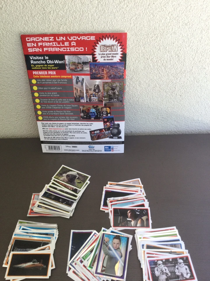 Album-Star Wars-The last Jedi-164/200 stickers non collés-Disney 2017-Neuf - Photo 2/4