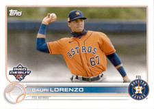 2022 Topps Pro Debut Dauri Lorenzo - FCL Astros PD-42