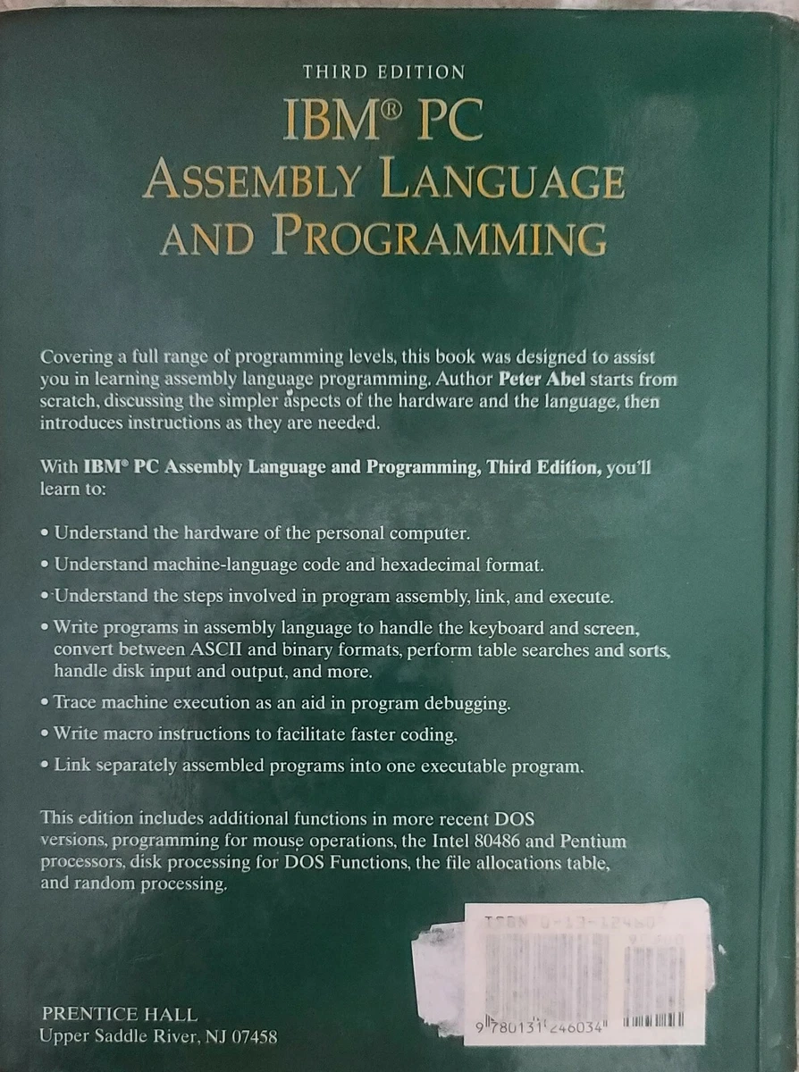 Assembly Language Book