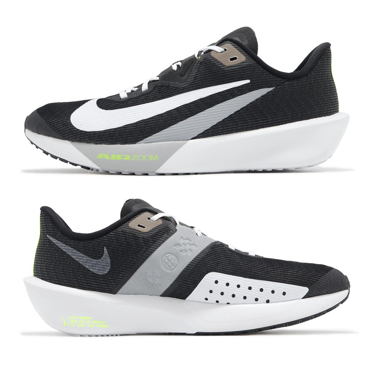【Nike】★白黒Rival Fly★走りやすさもお洒落も◎ Nike Air Zoom Rival Fly 4 Black White Wolf Grey Volt Men