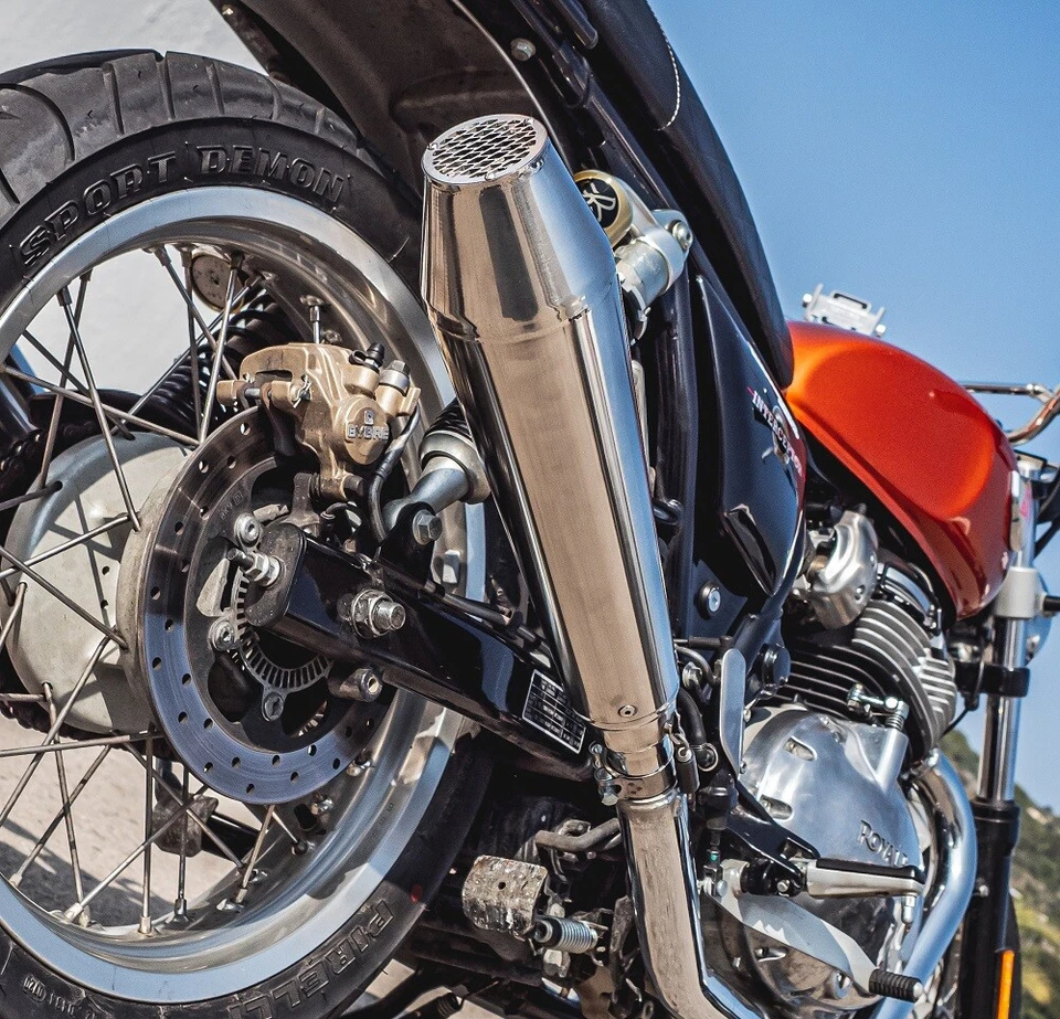 Moto Guzzi V11 Sport-V11 Le Mans 1998-2006 GPR Ultracone Inox  silencer - Image 2 of 3