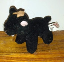 Gund Mini Billy Goat Plush Black With Brown Horns Farm Stuffed Animal