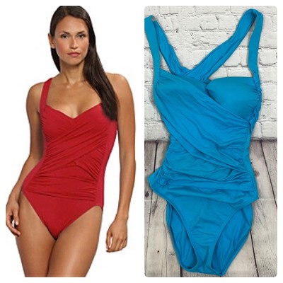 ruched swimsuit