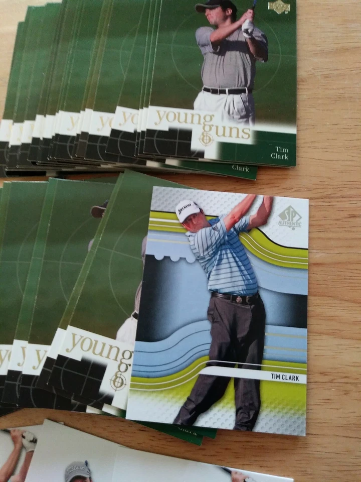TIM CLARK LOT OF 40 OFFICIAL PGA GOLF COLLECTORS TRADING CARDS - Image 2 of 3