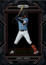 2023 Panini Prizm Arol Vera #62 Los Angeles Angels