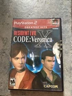 Resident Evil Code: Veronica X Sony Playstation 2 PS2 Complete W/manual