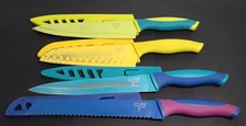 Core Kitchen Knives Knife Set Non-Stick Comfort Grip Handle Lot of 4