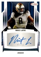 2024 SAGE Football HIGH Series BASE SILVER AUTO Complete your Set You Pick Card