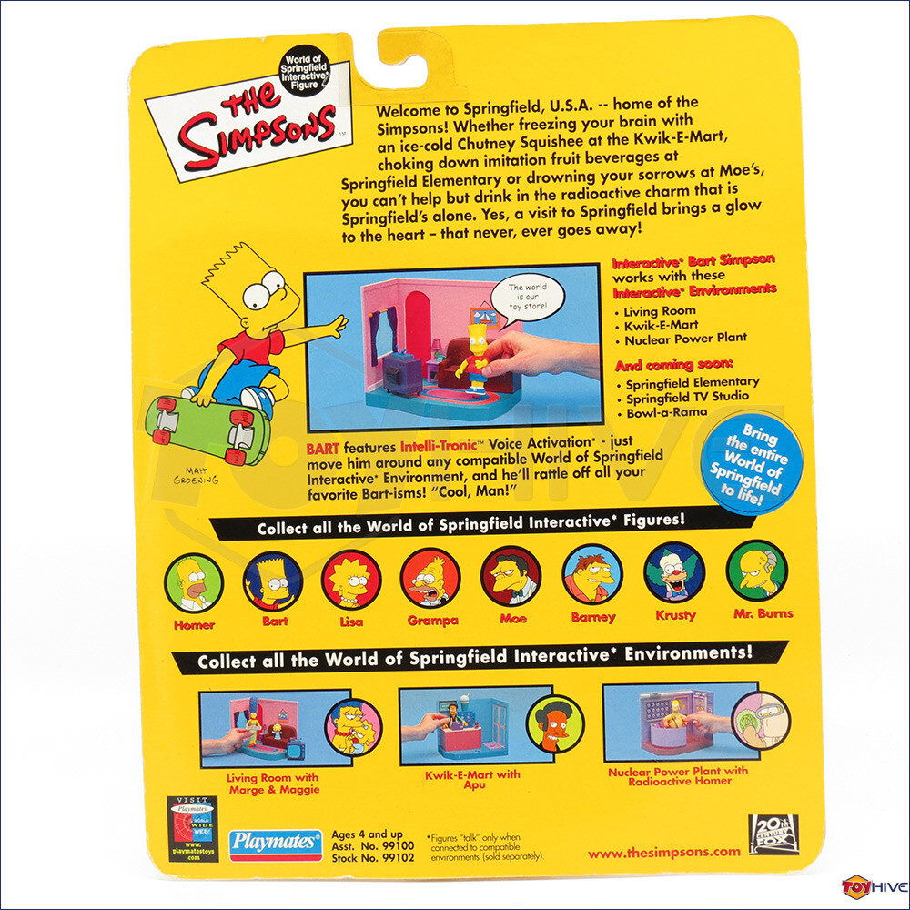 Sherratt & Simpson 4体まとめて The Simpsons Stonecutter Lenny exclusive mail-away action figure