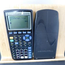 *SEE PHOTOS* Texas Instruments TI-83 Plus Graphing Calculator NEWBATTERIES WORKS