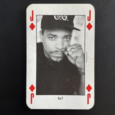 NME Playing Card Ice T Jack of Diamonds Card