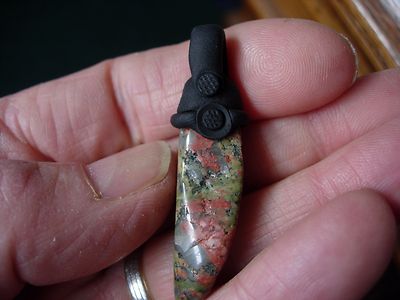  unakite pendant by paul harrison  R8