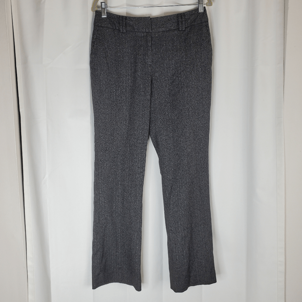 Alfani Black Sparkle Stitch Modern Fit Dress Pants (Size 4)