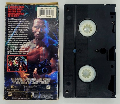 Vintage LOT of 6 (VHS) Predator Outbreak Con Air No Escape The Mummy Black Moon! - Picture 9 of 17