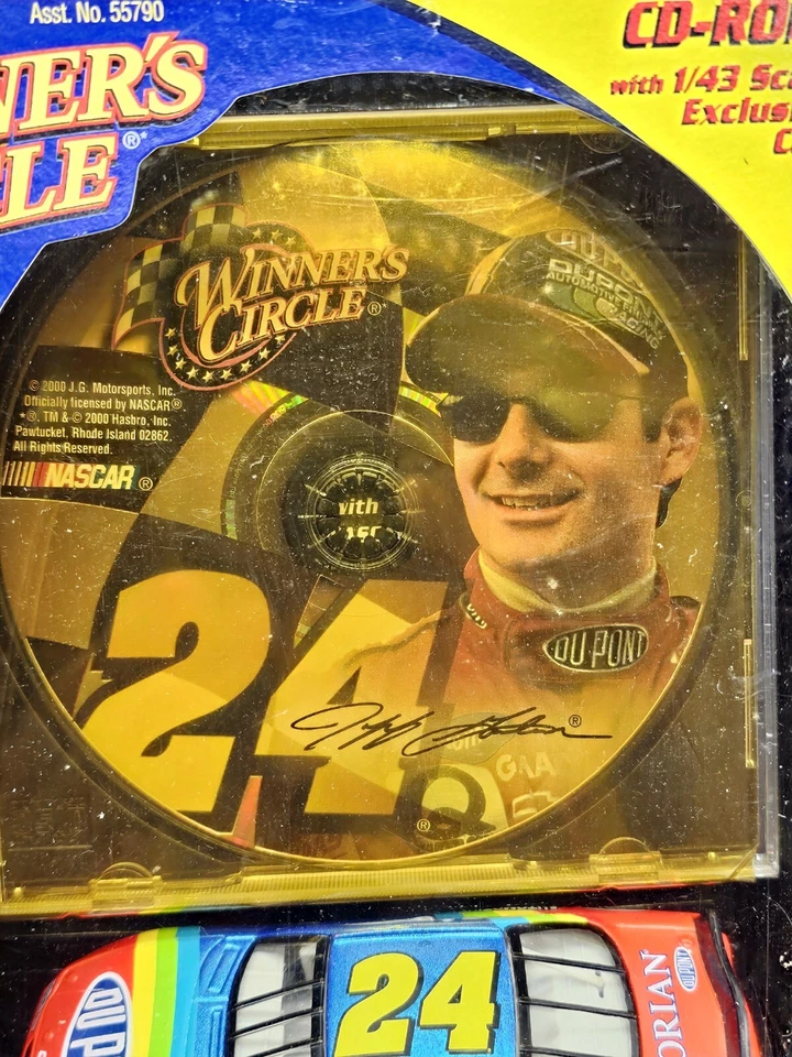 Hasbro Winner Circle Jeff Gordon Interactive CD Rom Nascar VIP Pass 1/43 Diecast - Image 2 of 4