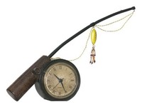 Sterling Home 91-3515 Rod N' Reel Clock, 12-inch Long, New, Free Shipping on sale Sterling Home 91-3515 Rod N' Reel Clock, 12-inch Long, New, Free Shipping on sale