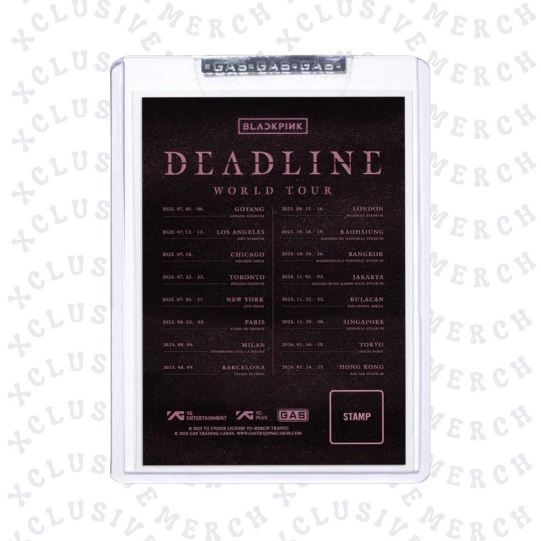 BLACKPINK: Deadline Merch 2025— OFFICIAL SOLD OUT LA Los Angeles