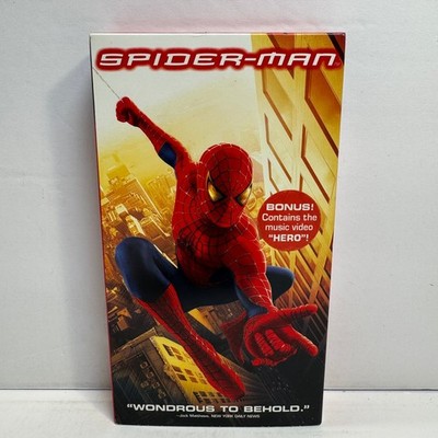 Spider-Man VHS 2002 Action Adventure Bonus Hero Music Video Columbia