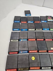Lot of 78 Intellivision Game Cartridges Untested As Is Lot 6
