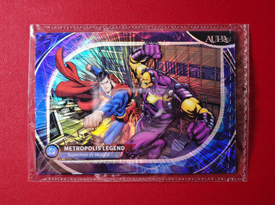 2025 KAKAWOW AURA DC Trading Cards Metropolis Legend Superman vs Mongul Sealed