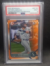 2022 bowman Victor Labrada orange 04/25 PSA 9 Pop 2